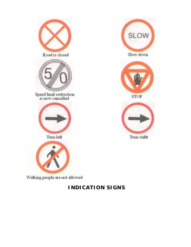 ISLAMABAD TRAFFIC POLICE SIGNS BOOK